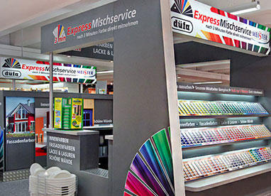 Farbmischservice Dienstleistung von Scheffer-Hammer